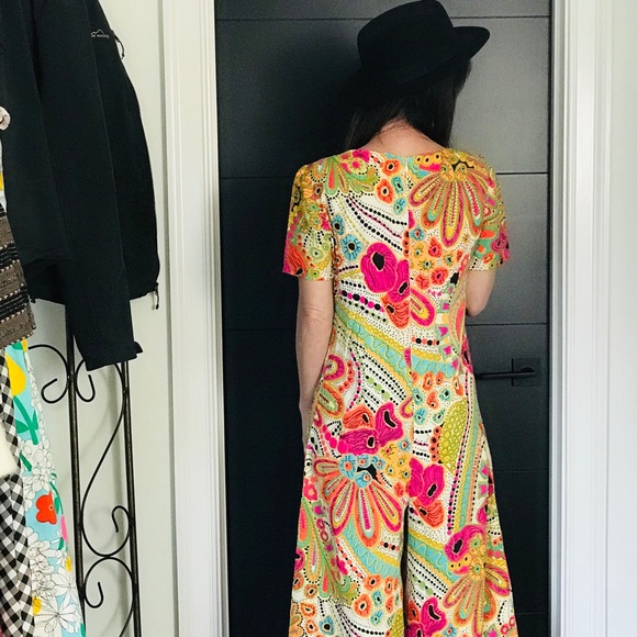 SOLD Vintage 70s handmade jumpsuit one of a kind - Picture 3 of 10